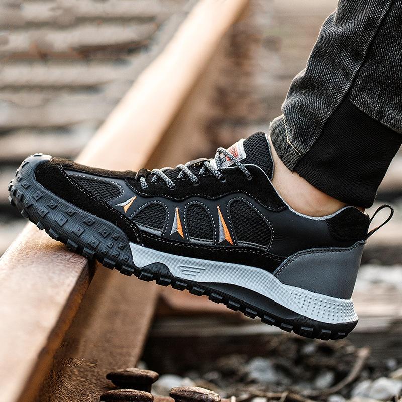 Pánská móda prodyšné pracovní bezpečnostní boty s ocelovou špičkou letní nářadí bezpečnostní boty 6 KV izolované tenisky chránit obuv