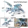 Spirit Stone Bat Bull Monster Spitfire Flying Dragon Animal Ornament Model