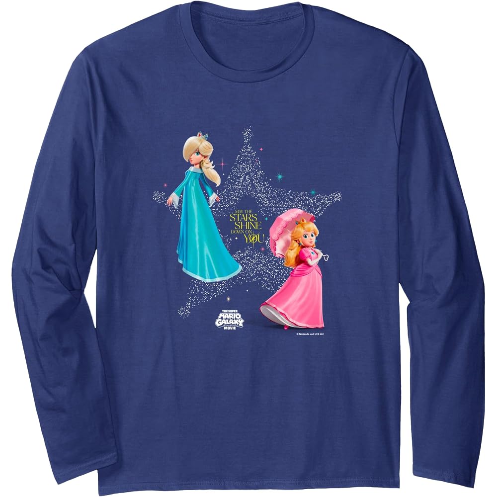 The Super Mario Galaxy Movie Starry Princess Duo Long Sleeve Tee