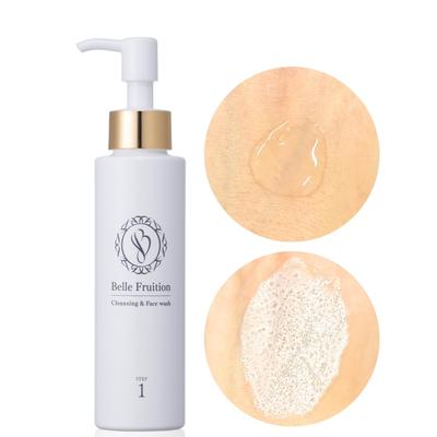 Re9 Belle Fruition Wash for Acne Care Double Face For Smooth Skin That Cause Face Wash That Changes from Gel To Foam Days Supply Dr. Cleansing/Face