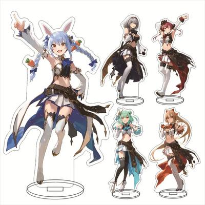 Nový Cutey Hololive Vtuber Anime Stojánek Usada Pekora Uruha Rushia Hosimati Suisei Inugami Korone stojící akrylový model