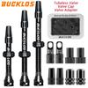 BUCKLOS Bicycle Tubeless Valve 40/44/55/60/80/100MM Bike Valve Cap Bicycle Valves Adapter F/V To A/V Road Bike Presta Valves2