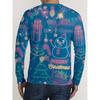 Men's casual sports long-sleeved T-shirt, Christmas clothing 3D printing, comfortable and breathable