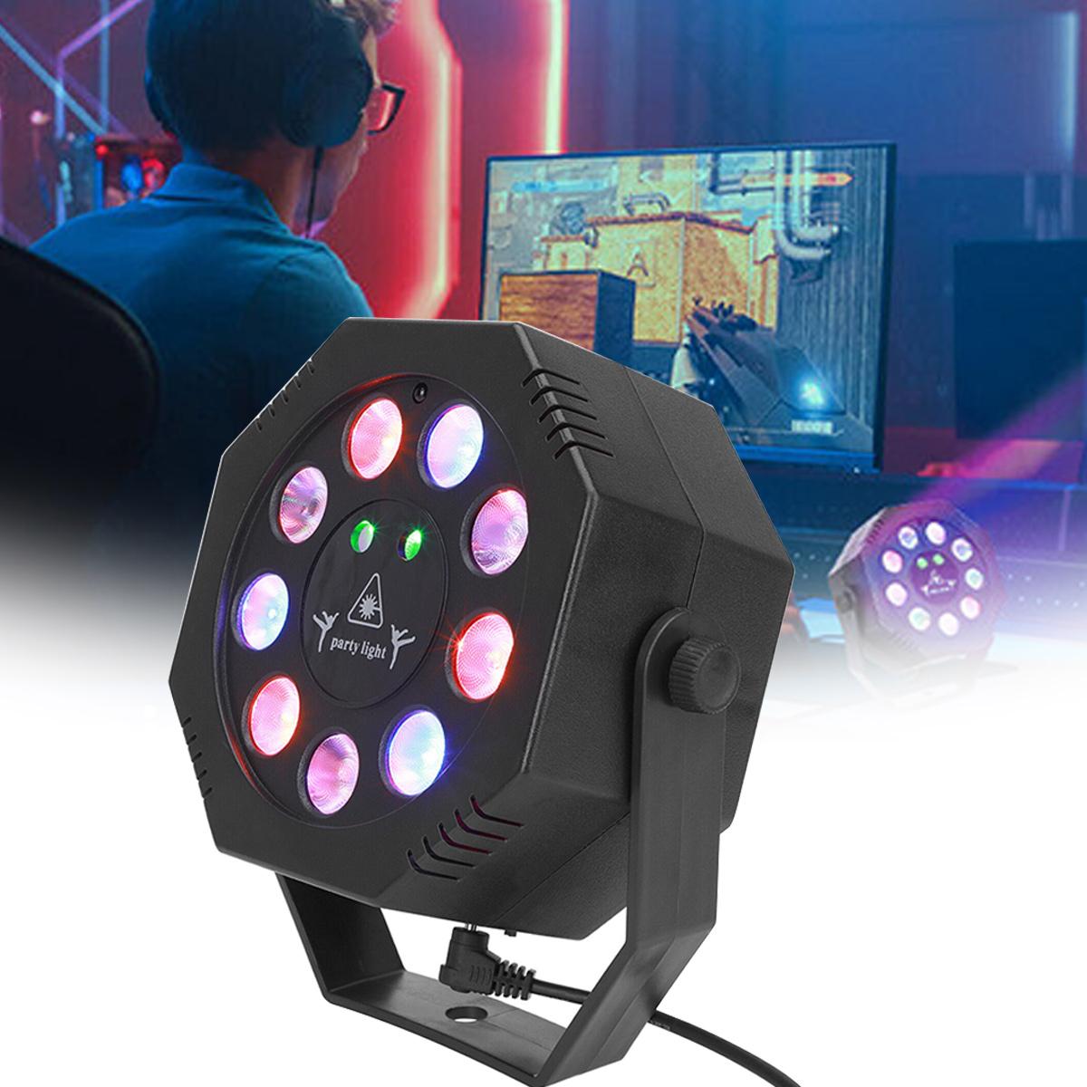 

PDTO USB DJ Лазерные огни для вечеринок Портативная диско-лампа Стробоскопическая светодиодная лампа с дистанционным управлением