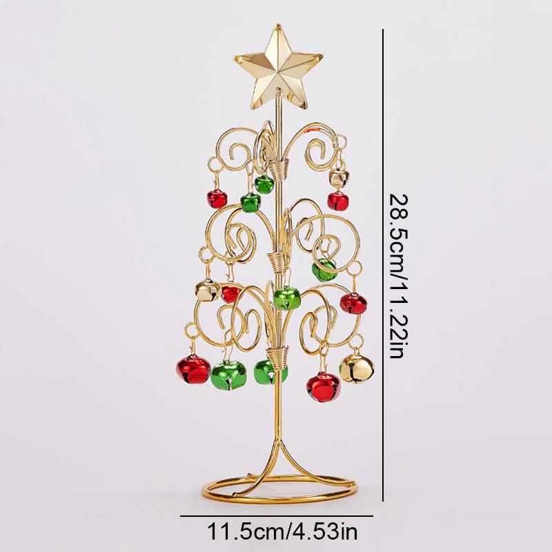1PC Christmas Decoration Christmas Topper with Small Bells Elegant Spiral Christmas Tree Home Multiple Options Available