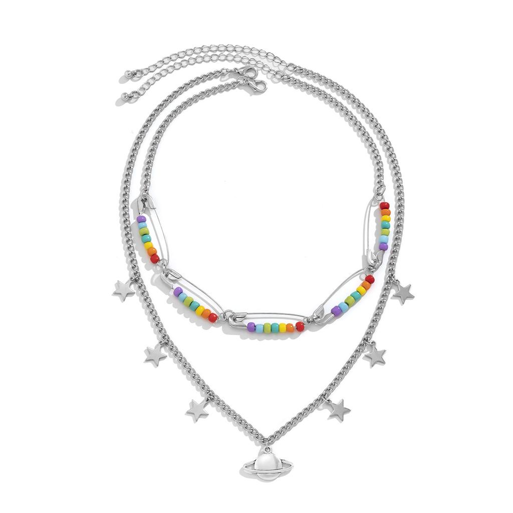 Star Party Women's Pendant Necklace Fashion Female Choker Necklaces Jewelry Simple Ladies Pentagon-Star Jewelry Gifts