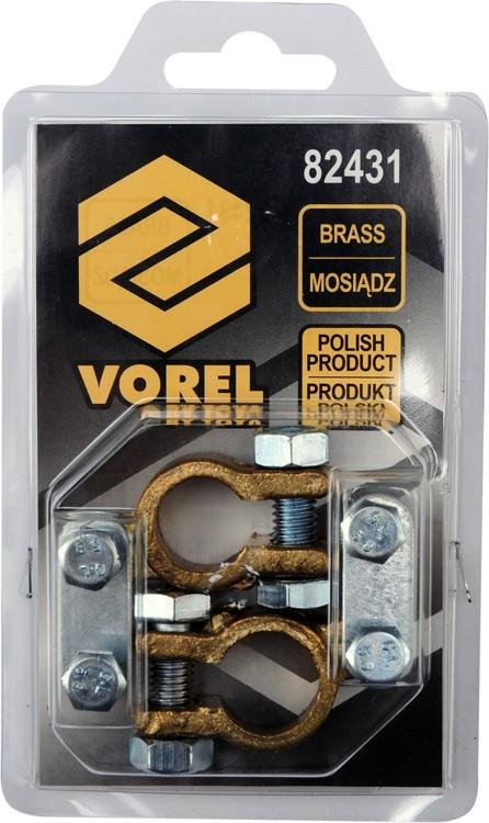 Battery Clamps, Set of 2 Pcs 82431 VOREL