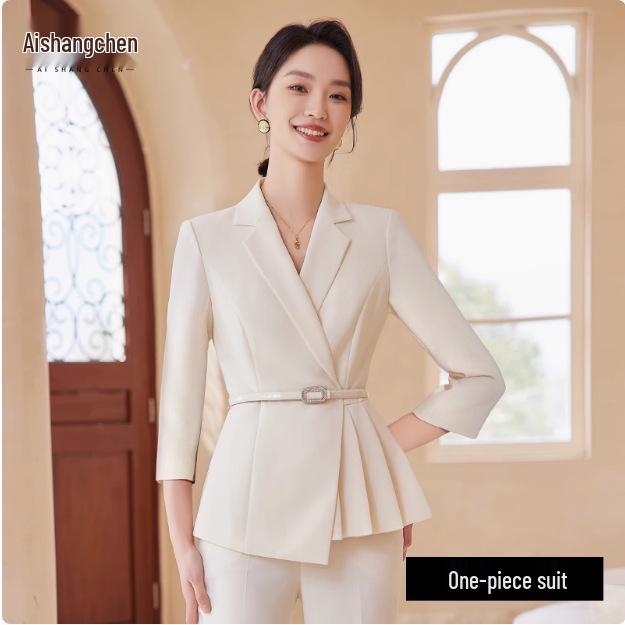 Aishangchen Women's Professional Suit Pants - Spring Style, Ideal for Workplace Interviews and Fashion-Forward Settings.