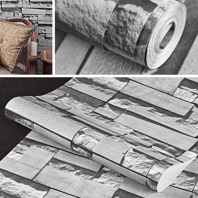 

Обои ПВХ ретро 3D стерео имитация камня текстура обои декор спальня ТВ стена гостиная обои 53см* 9,5 м 0.53m x 9.5m