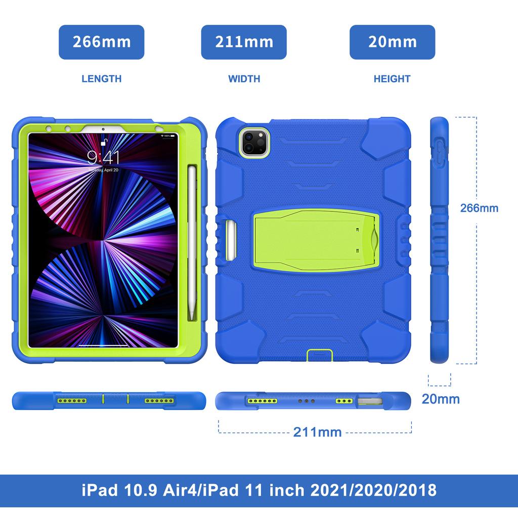 iPad Air5 Protective Case with Stand, Anti-Fall Shell for Pro 11 (2022) - 10.9 inch Tablet Cover