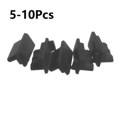 5-10 Piezas Tapón de Polvo USB Cubierta de Puerto de Cargador Tapa Interfaz de Jack Hembra Protector Universal de Silicona Tableta PC Portátil