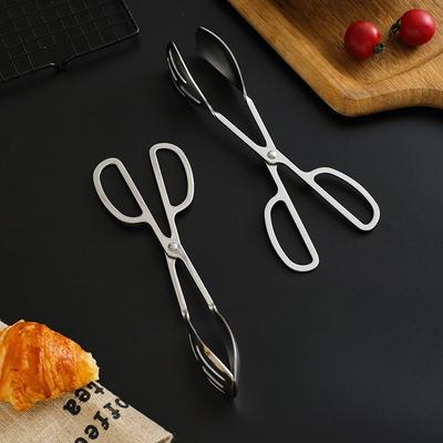 Pince à Barbecue en Acier Inoxydable 304 Outils de Cuisine Ménagers Simples Pince Créative pour Barbecue Nourriture Steak Portable Buffet Pince à Pain