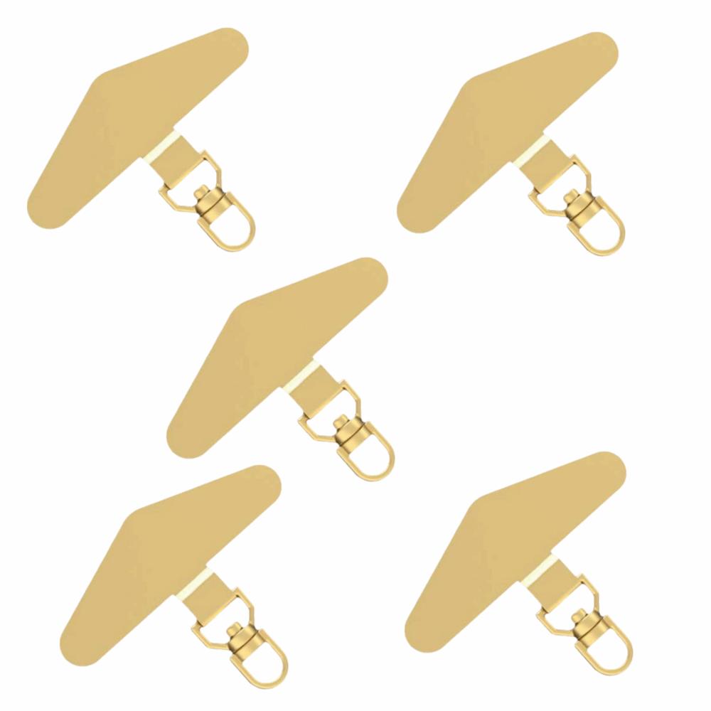5Pcs Ultra-thin Phone Lanyard Connecter 360° Rotating Phone Patch Gasket Phone Accessory