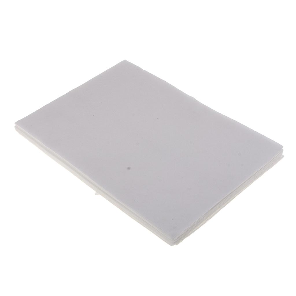 10 Sheets Ceramic Fiber Insulation Paper Square Microwave Kiln Papers Fusing