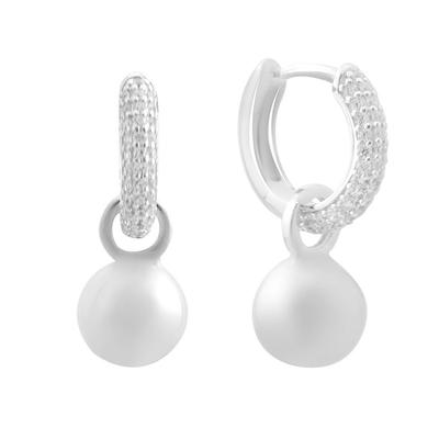 Silver Earrings with Cubic Zirkonia (2184515)
