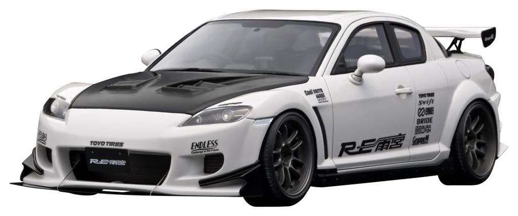 Ignition Model Mazda RE Amemiya Weiß 1/18 RX-8 (SE3P) (Fertiges Modell)