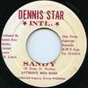 7inch Record ANTHONY RED ROSE  Sandy NONE Dennis Star Int Jamaica Reggae Ska  Dub Used