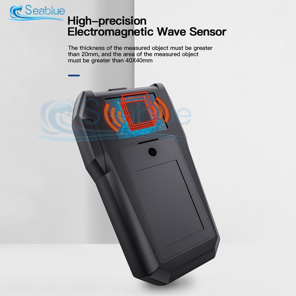 WM700A Wood Humidity Tester Wood Moisture Meter Inductive Wood Timber Moisture Meter Wall Paperboard Moisture Content Tester