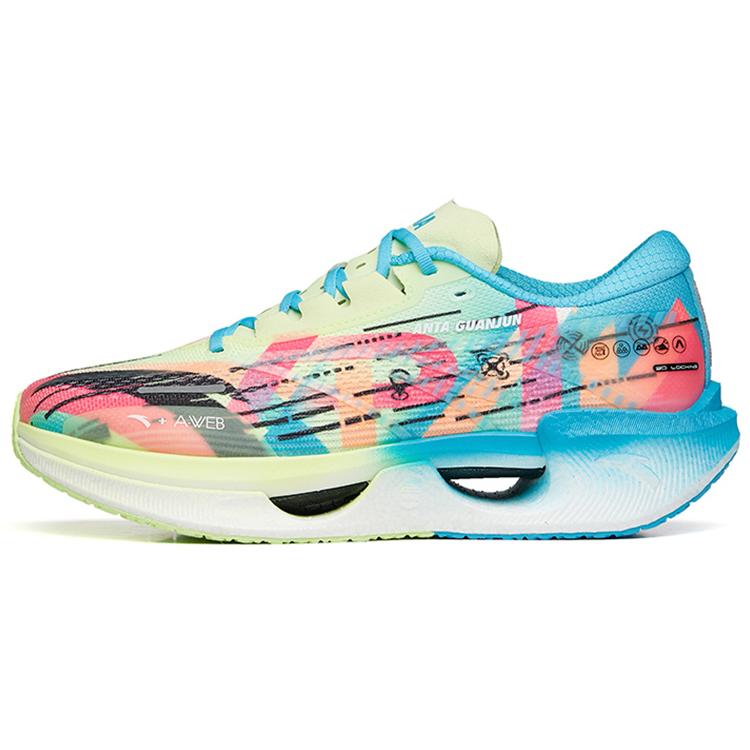 

Новые кроссовки Anta Crash Wave 1 с амортизацией, противоскользящие, износостойкие, дышащие, легкие, низкие, для бега, мужские, зеленые, синие, красные, 112255599A-7 41