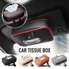Thickened Car Visor Tissue Box PU Leather Backseat Tissue Case  Car Interior Accessories