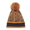 Windproof Striped Jacquard Y2K Winter Hat Unisex Knitted Beanies Custom Travel 100% Acrylic Common