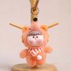 Plush Animal Cosplay Baby Doll Toys Kawaii Keychain Women's Bag Pendant Plush Keychain Student Backpack Decor Kids Birthday Gift