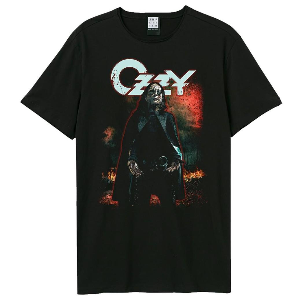 Amplified Unisex Adult Halloween Cape Ozzy Osbourne T-Shirt