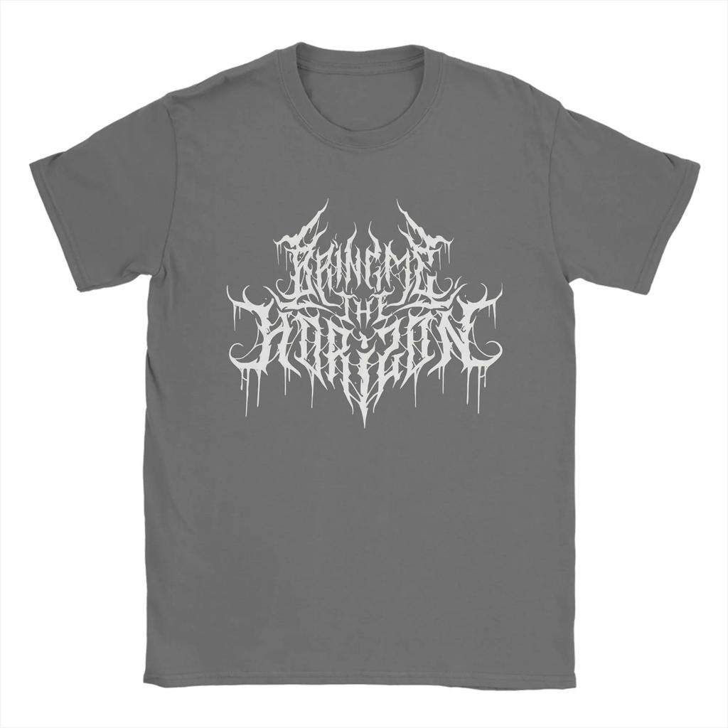 Humor BMTH Bring Me The Horizon Metalcore TShirt for Men O Neck 100 Cotton T Shirt Short Sleeve Tee Shirt Original Clothing