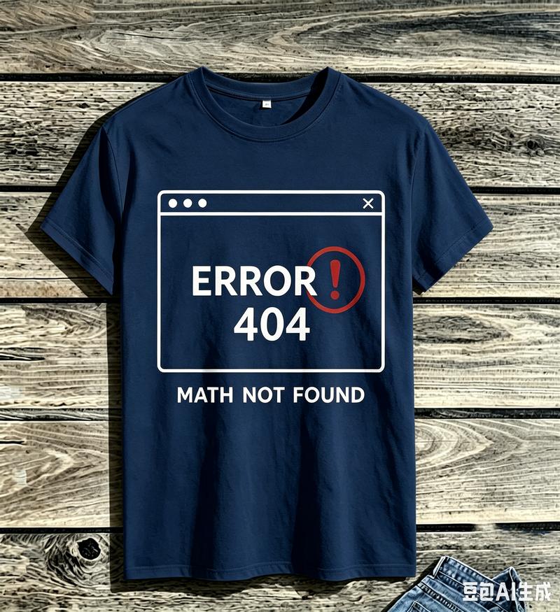 Funny Math Error 404 T Shirt Math Not Found Teacher Student Minimalist Warning Graphic Unisex Short Sleeve Casual Tee