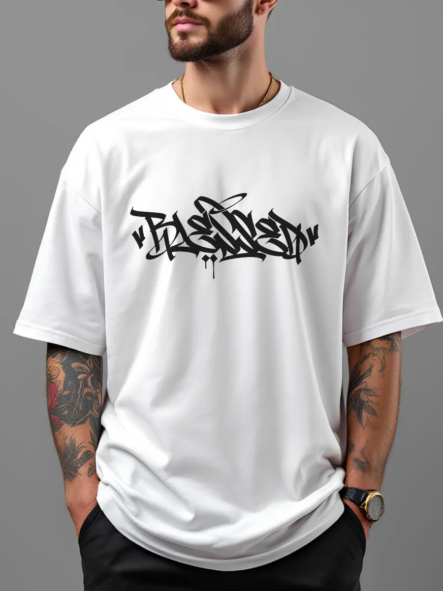 T-shirt with glowing bear print S