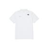 The North Face Polo Shirts Men's White Polo Collar Moderate Straight Fit NT7PN02E