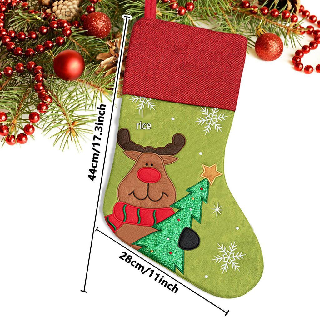 Christmas Ornaments: Stockings, Tree Pendants, Santa Gift & Candy Bags
