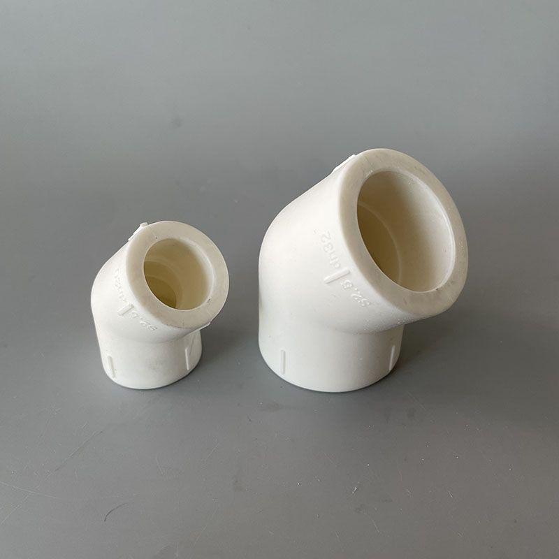 Hot Melt PPR Plastic Elbow Tee Pipe Fittings for Tap Water, Sizes: 20mm (1/2 inch), 25mm (3/4 inch)