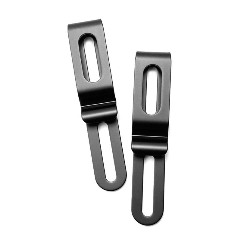 Stainless Steel Scabbard K Sheath Waist Clip Small Scabbards Make Accessories Back Belt Clamps Carring System Tool Parts