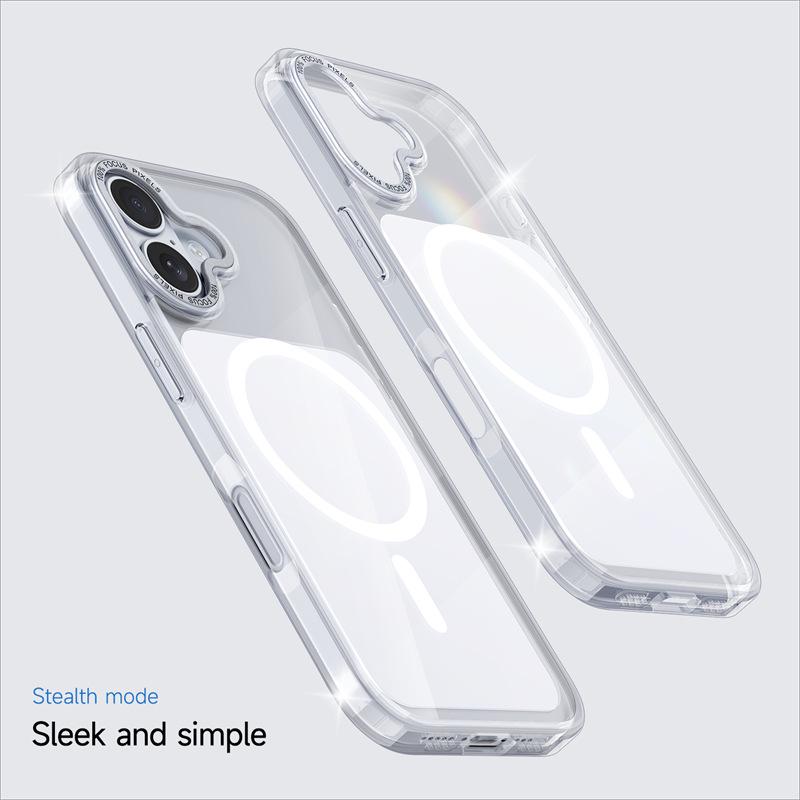 Magnetic Transparent iPhone 17 Pro Max Case, Compatible with iPhone 14 iPhone 12 Pro Max