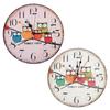 Retro Wooden Wall Clock Owl Rooster Vintage Rustic Non-Ticking Silent Quiet Home Office Kitchen Nursery Living Room Top Sale