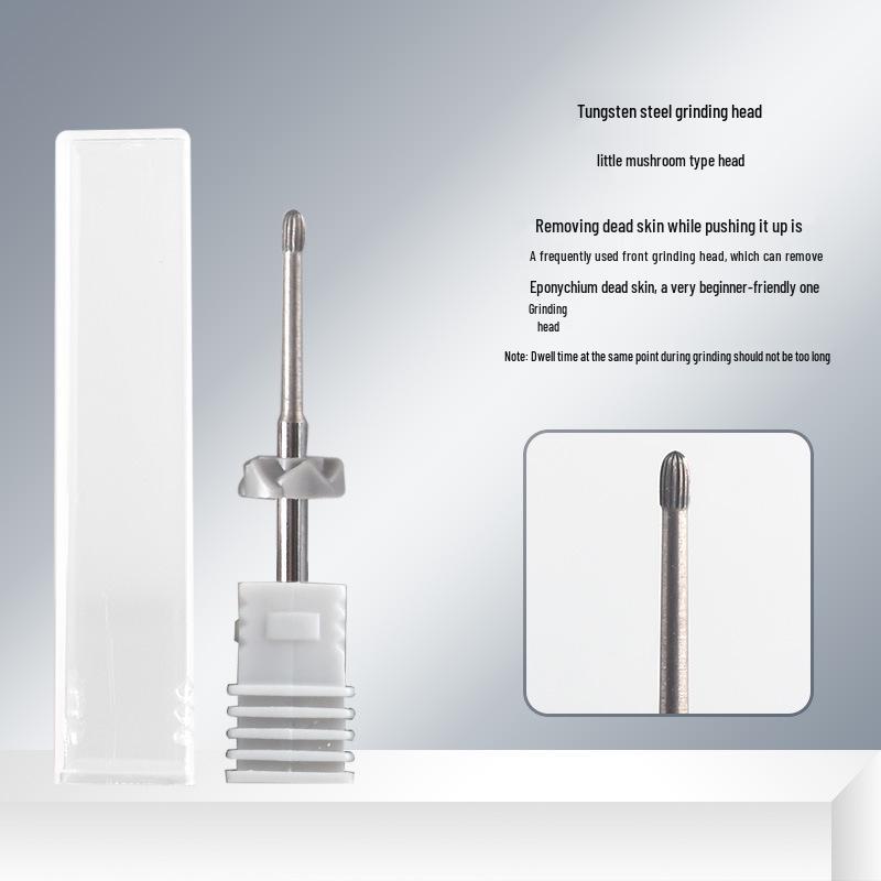 Nail Art Tungsten Steel Drill Bit for Cuticle Removal & Pre-treatment Gel Polish