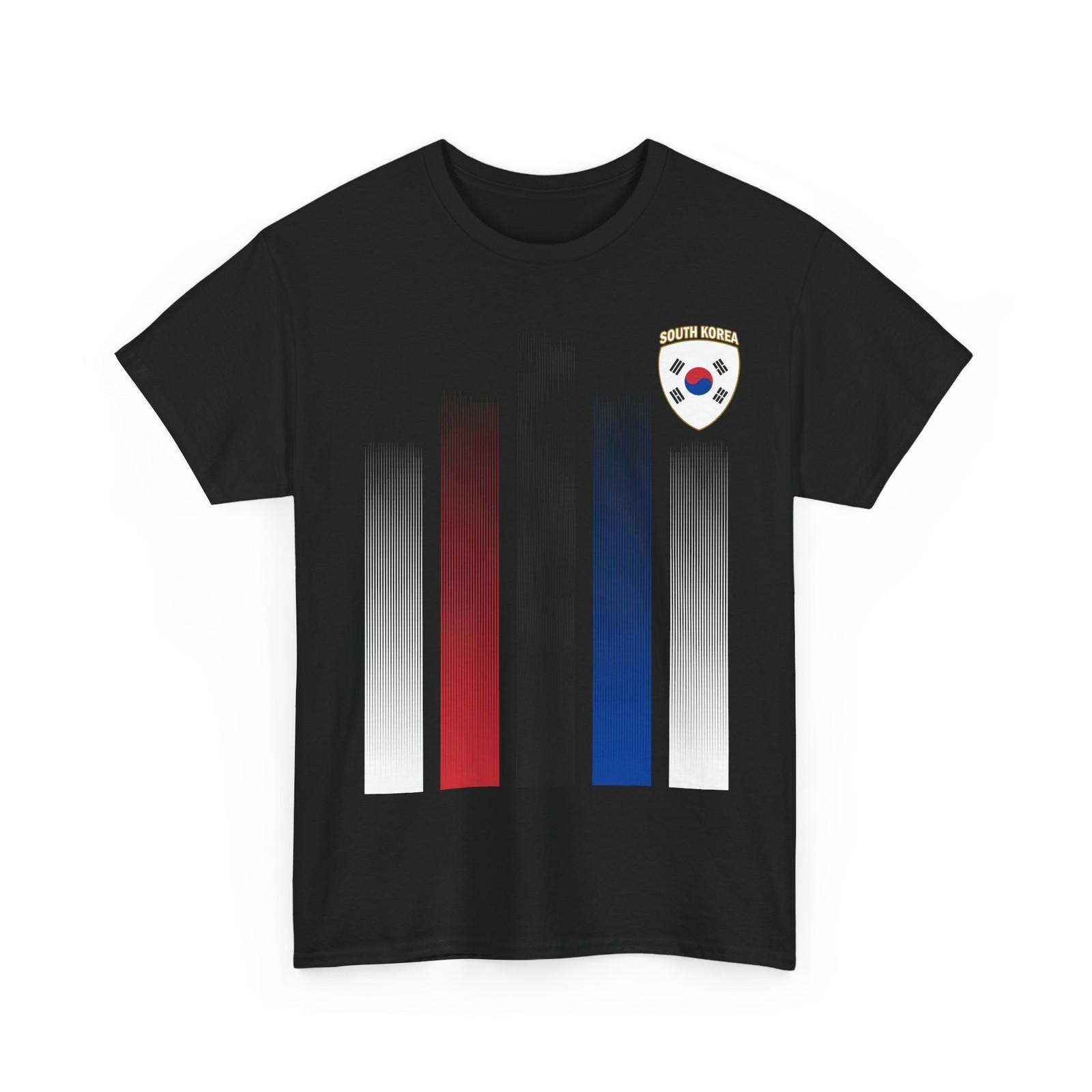 South Korea Soccer Retro Tee, South Korean Flag Soccer 2026 Jersey Style T-Shirt S