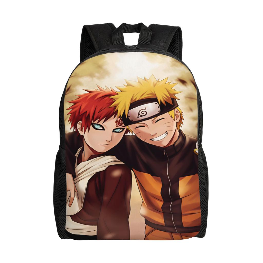 Uzumaki Gaara Kurama Shukaku Backpack Sport Backpacks Boy Design Print School Bags Leisure Rucksack