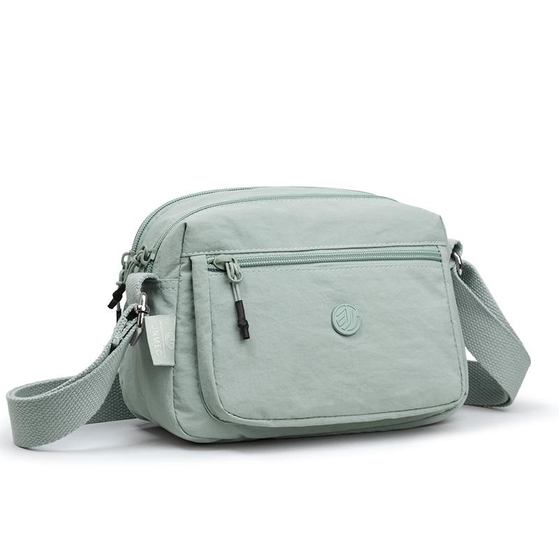 Lightweight Nylon Crossbody Bag for Women Casual Shoulder Handbag with Multi Pockets