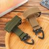 Adjustable Quick Release Gloves Hook Rotatable-hanging Head Webbing Gloves Hook  Backpack