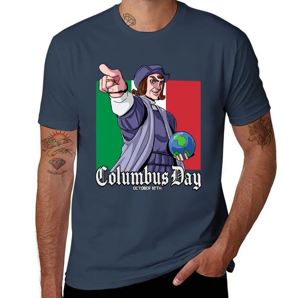 Christopher Columbus Day 1492 Tshirt Relaxed Casual Short Sleeve Tee Tshirt
