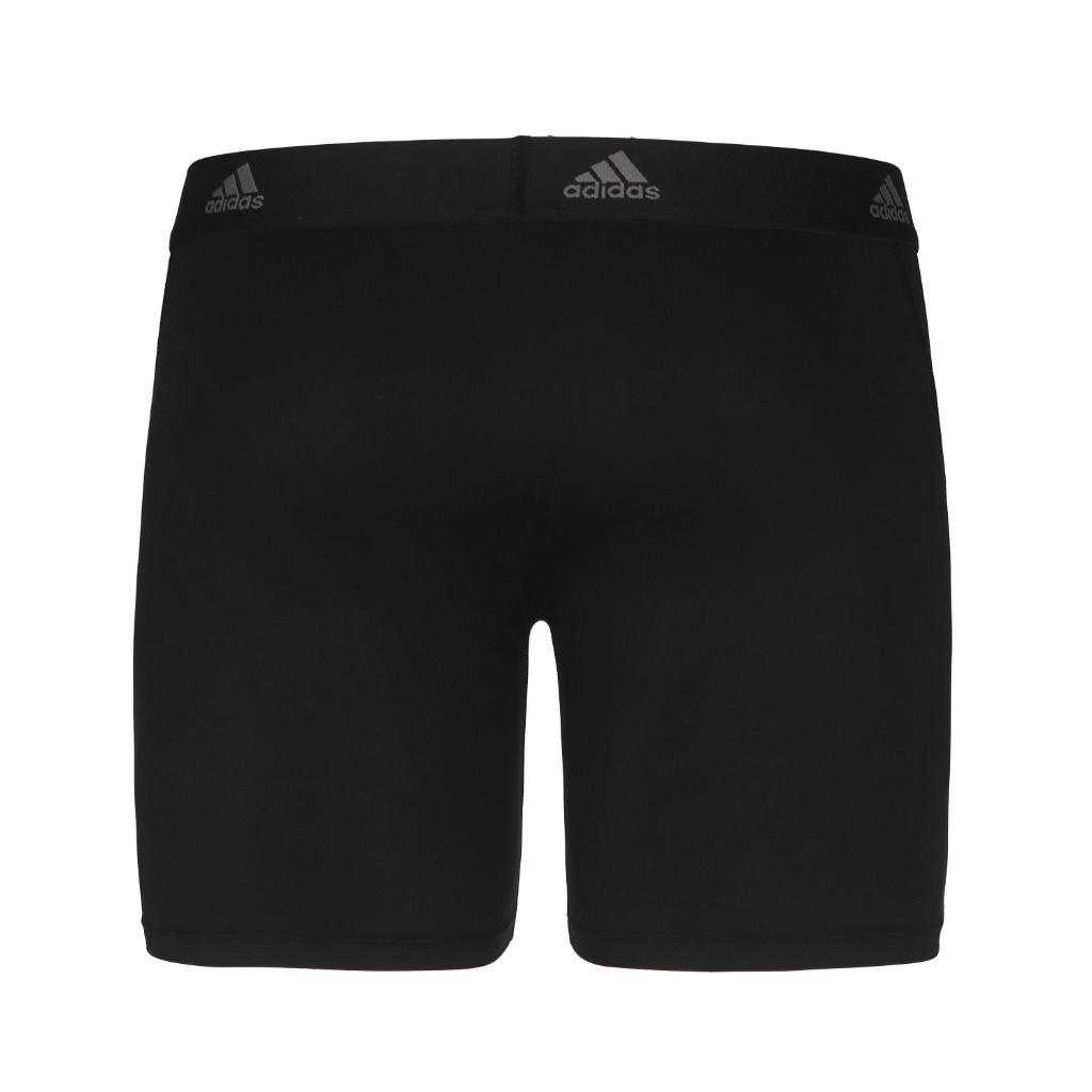 Adidas Moisture Wicking Sports Boxer Briefs 3 Pack Men Underwear Black 4A3M03-000