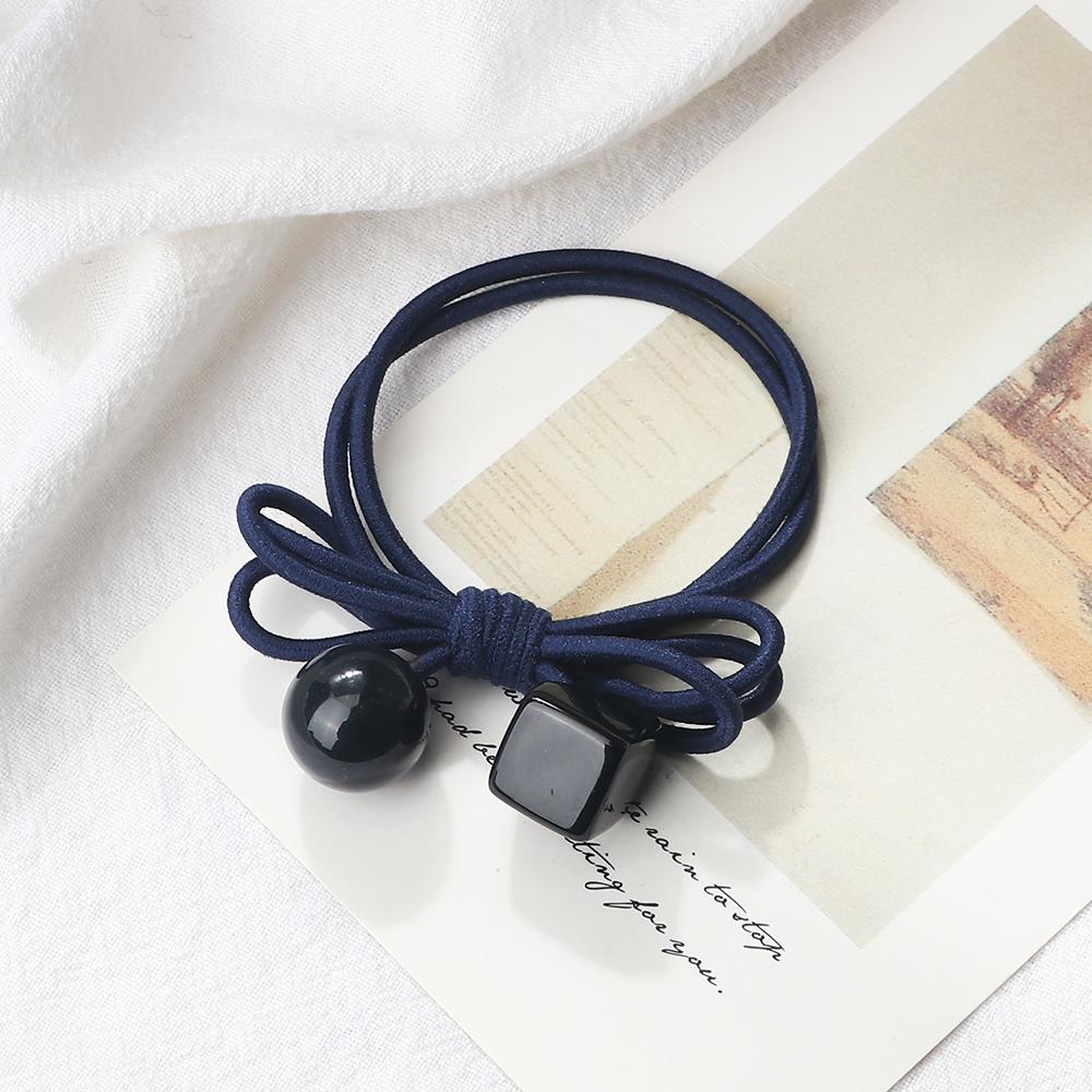 2pcs/set Fashion Cute Bowknot Hair Band for Girls Women Pink Ball Cube Decoration Headband Hair Accessories Holder Headwear Gift