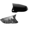 ABS Glossy Black Carbon Look Mirror Cover For BMW X1 F48 X2 F39 F46 F45 F49 F52 G29  rearview 2014 2015 2016 2017 2018
