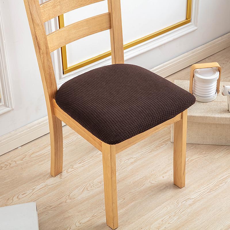 

Stretch Jacquard Chair Seat Covers waterproof Removable Washable Anti-Dust Dining Room Chair Seat Cushion Slipcovers 1 piece