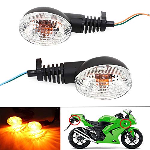 Alpha Rider 12V 6W Front Rear Blinker Turn Light Signal Lamp Direction Indicator Bulb for Kawasaki NINJA 250R / KLX250SF / KLX250S / VN650 Vulcan