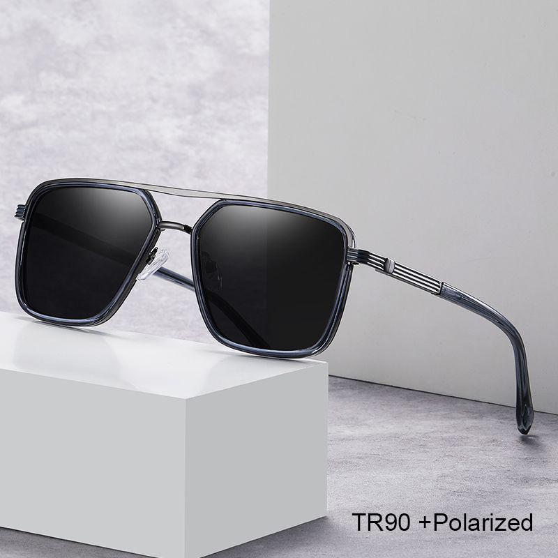 TR Sunglasses For Men And Women Driving Glasses Fishing Glasses Brand Designer Classic Black Square Men's Sun Glasses