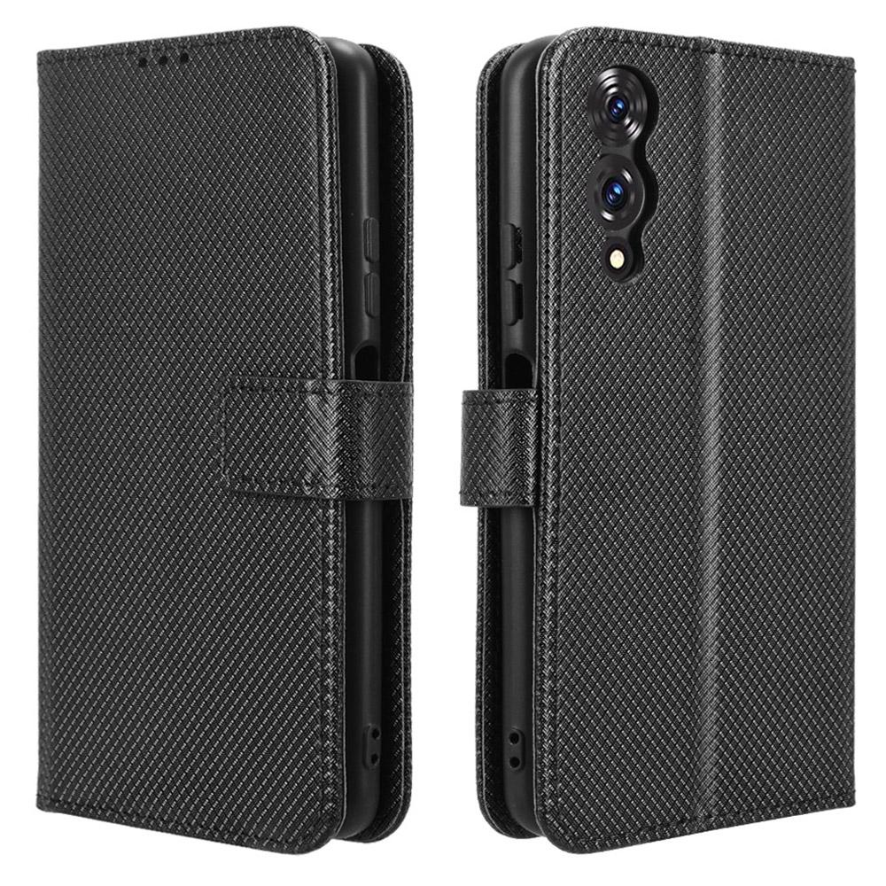 For Cubot A10 Case PU Leather Diamond Texture Wallet Phone Cover