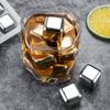 Moderne Edelstahl-Whiskey-Eiskugeln Mit Gefrierfestem Kasten Für Bar-Dekoration